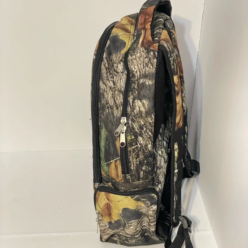 Camouflage Unisex Backpack hunting school Size 18”x 14”x5”